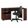 Bush Business Furniture Cabot Corner Desk and Chair Set in Harvest Cherry CAB040HVC